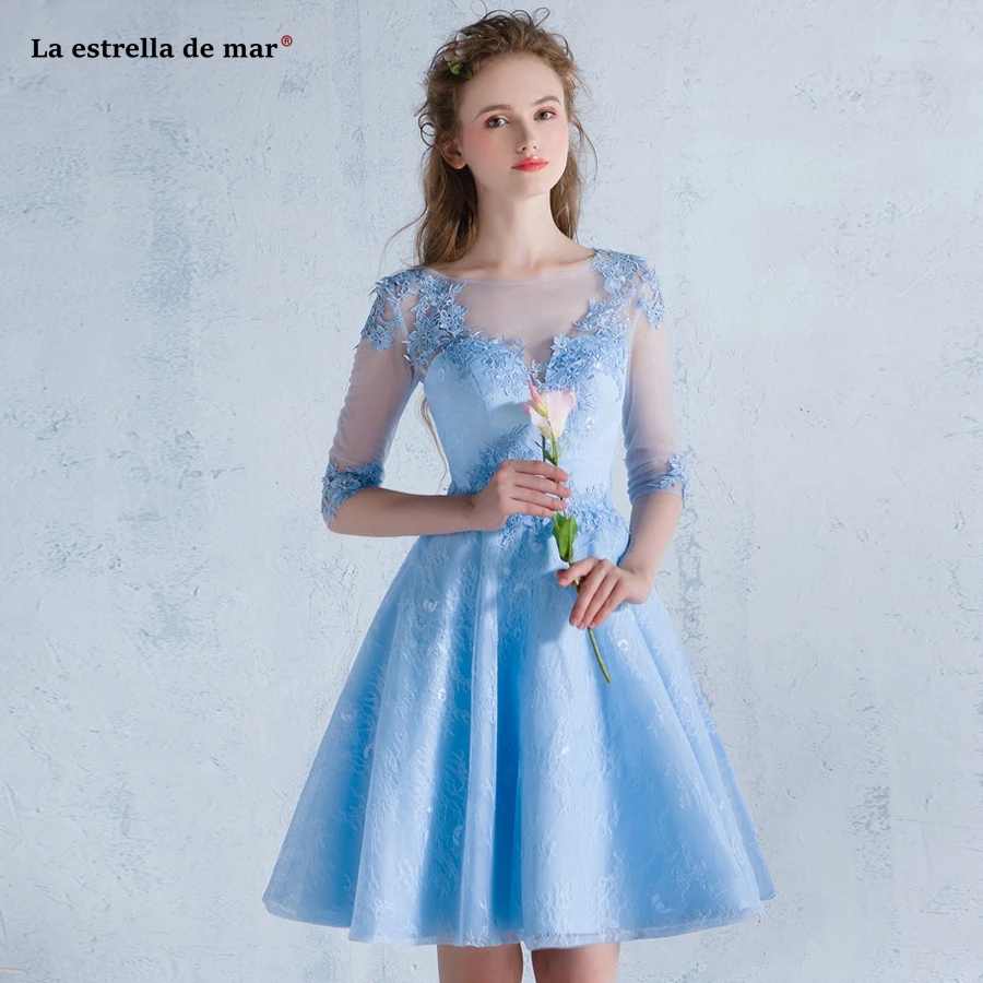 vestido daminha azul royal