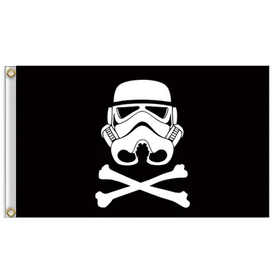 White Star Wars Alliance Rebelle 3x5 FT Drapeau Bannière