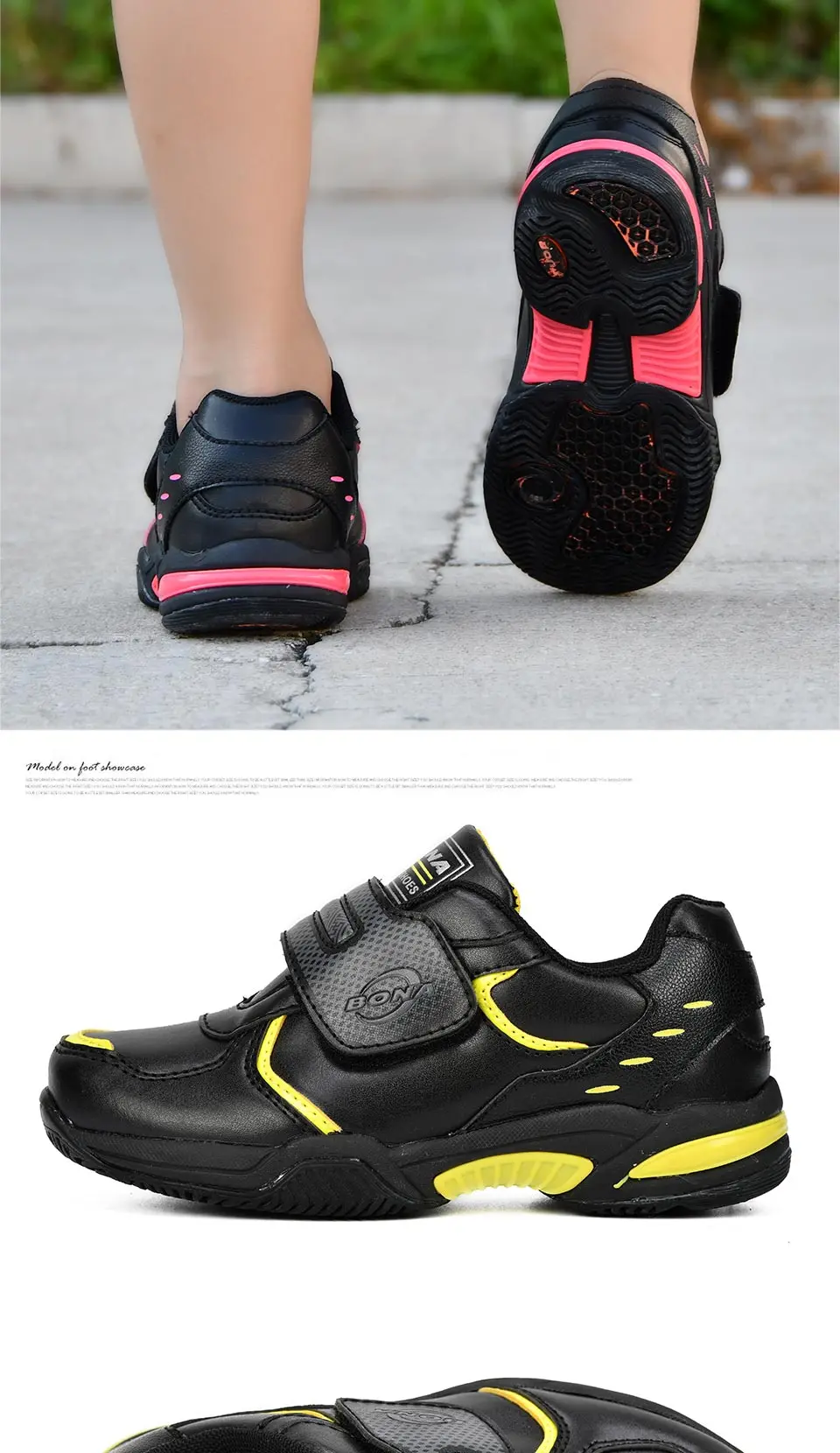 BONA/ модный стиль; детская спортивная обувь; популярные синтетические кроссовки для девочек; обувь на липучке; детская повседневная обувь; удобная обувь