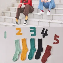 SP& CITY, Женские Простые хлопковые носки в полоску с рисунком, японский стиль, одноцветные Повседневные носки для студентов, Модные Винтажные дешевые художественные носки для колледжа