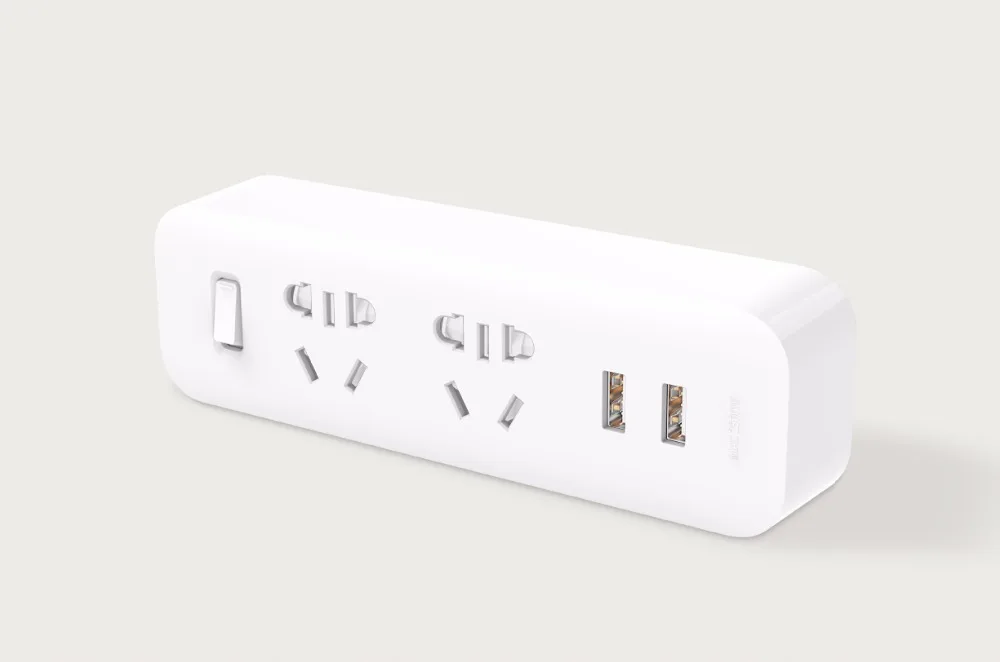 Xiaomi Mijia Smart power Strip 2 розетки 2 Usb 5 В 2.1A быстрое зарядное гнездо питания конвертер портативный адаптер пробки