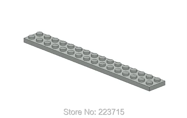 

*Plate 2x16* 10pcs DIY enlighten block brick part No.4282 Compatible With Other Assembles Particles