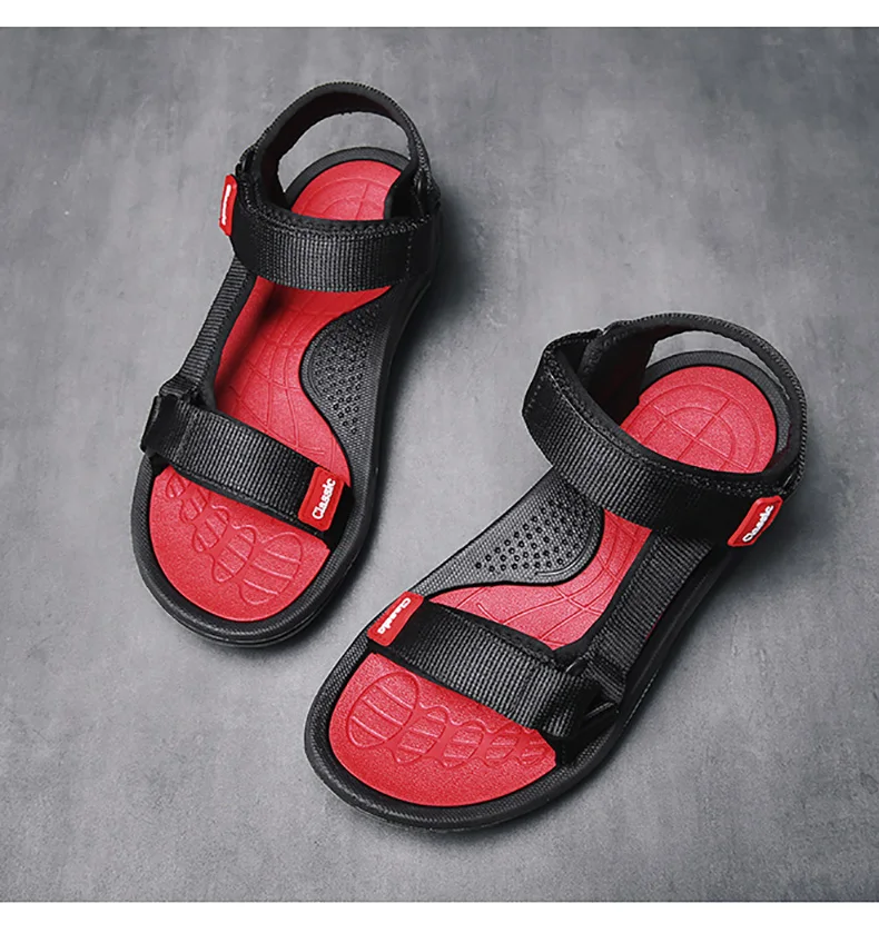 Мужские уличные сандалии; водонепроницаемые Нескользящие летние пляжные треккинговые ботинки; сандалии для рыбалки и альпинизма;