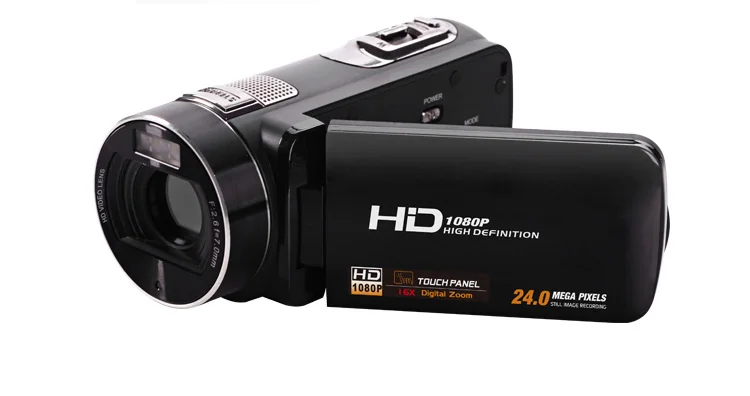 Winait HDV-Z8 телескопический объектив 1028P Full HD 16x Zoom DV видеокамера с 3'touch Sceen Max 24MP