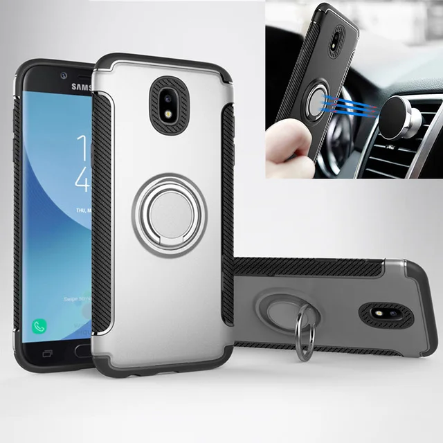 

Luxury Phone case For Samsung Galaxy J2 J3 J5 J7 2016 2017 Pro Prime on5 on7 Hard PC + silicone Metal ring bracket Cover