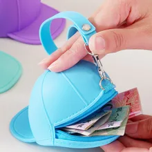 1 шт. детские кошельки для монет, креативные цветные силиконовые детские кошельки, милые подарки, держатели для монет и ключей
