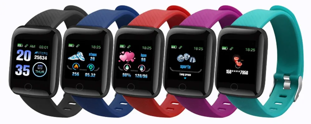LYKRY A6S Smart Bracelet Fitness Tracker Heart Rate Blood Pressure Monitor Smart Band IP67 Waterproof Sports For Android IOS+Box (19)