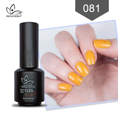 Francheska 120 мл набор акриловых порошковых акриловых ногтей acryl nagels oje unas acrilicas y gel acrylique ongle acrilic цвета белый - Цвет: 8ml uv color gel 081