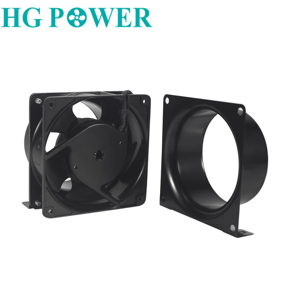 4''6''Aluminum Alloy Axial Flow Fan Integrated Duct Fan for Greenhouse Grow Tent Tumble Dryer Exhaust Ventilation Cooling Fan