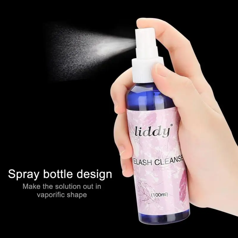 100 ML Eyelash Cleaner Grafting Eyelash Cleaning Solution Spray Pre