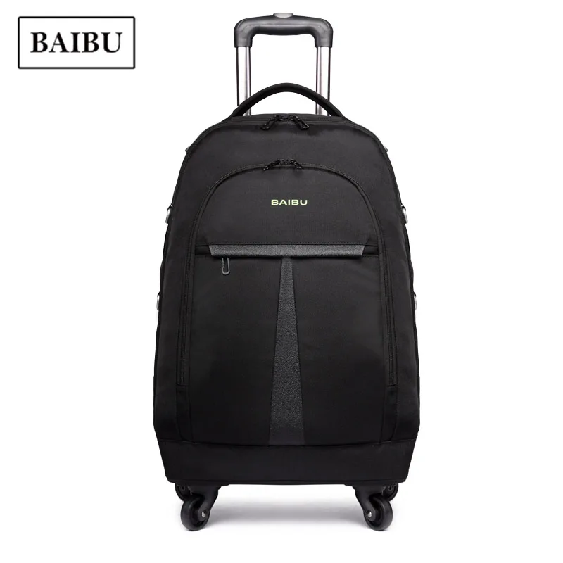 

Waterproof Multi-function Trolley Travel Backpack Business 20 Inch Trolleys Boarding Bag Lugage Rolling Carry On Luggage Bagpack