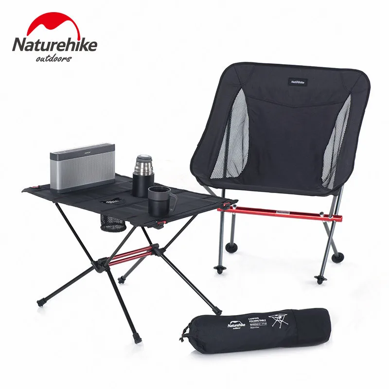  Naturehike Folding Camping Table Outdoor Camping Picnic Table Ultralight Portable Table Aluminum Al