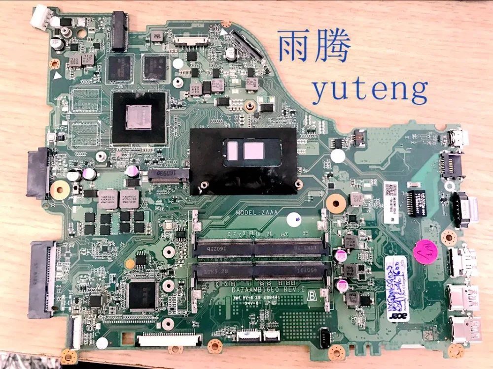 

For ACER Aspire E5-575G E5-575 Laptop Motherboard With i5-6200U CPU DAZAAMB16E0 NBGHG11004 NB.GHG11.004 100% test ok shipping