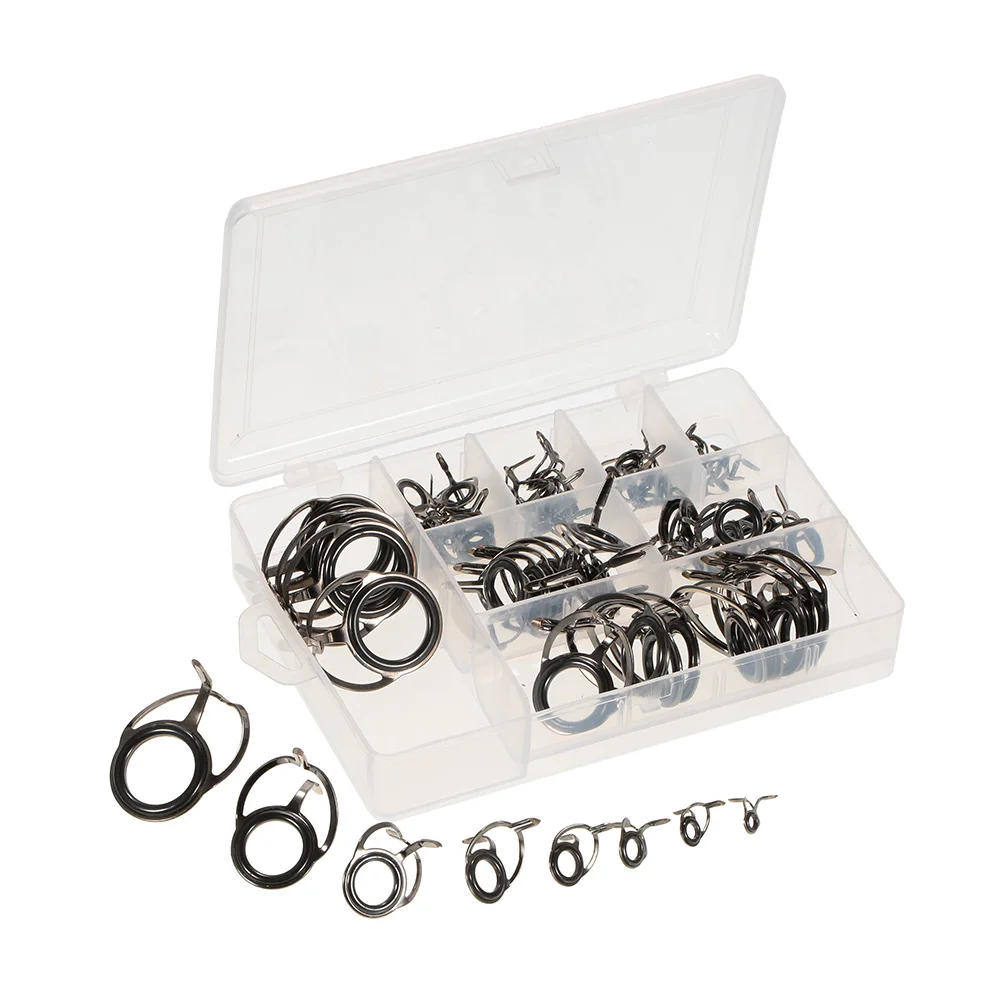Lixada Sea Fishing Rod Guide Set Tip Repair Kit