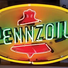 Пользовательские Pennzoil СТЕКЛО Неоновый свет знак пивной бар