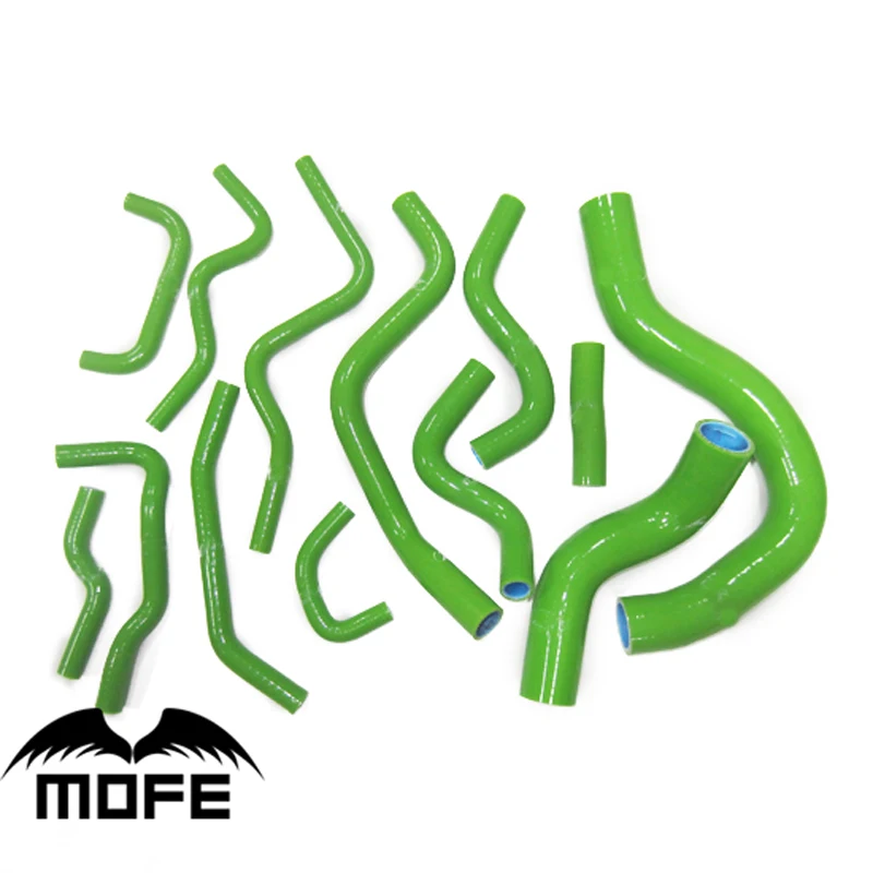 

MOFE Racing 13 PCS Heater pipe Green Silicone Hose For Honda Civic K20A2 EP3 TYPE R