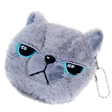 Плюшевые женские кошельки с милым медведем из мультфильма, Мини кошельки, сумки, женские маленькие сумки, bolsos bolsas для детского сада, для маленьких девочек и мальчиков