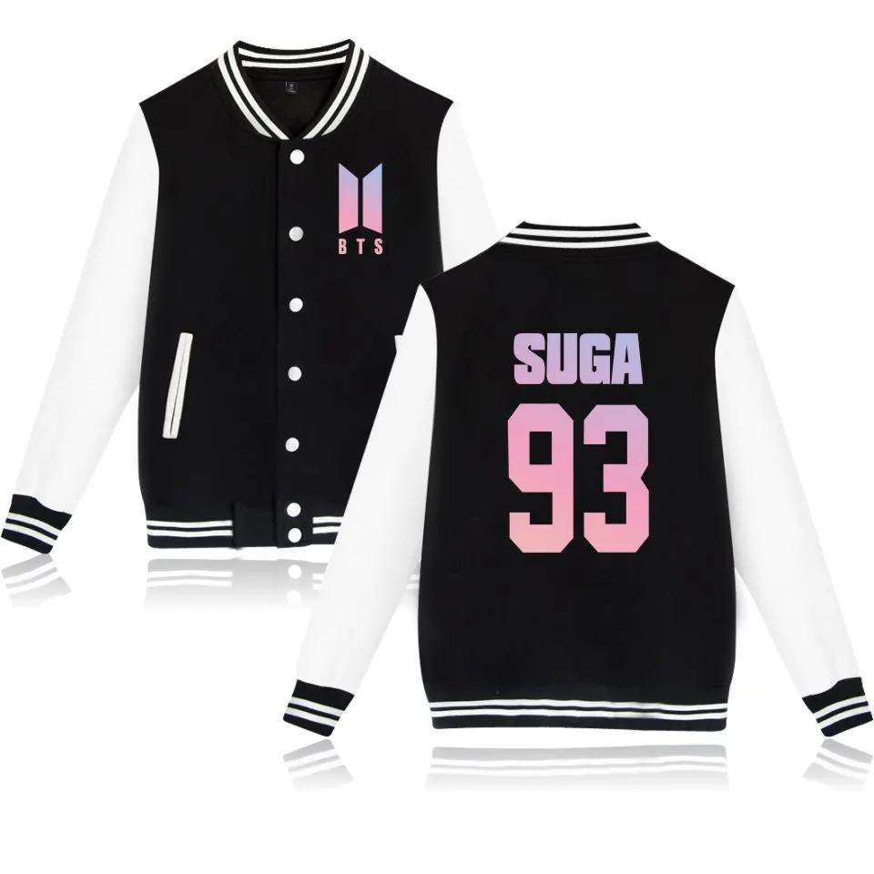 SUGA 93 Tops chaqueta suéter Bangtan Boys y amantes amor usted mismo la ropa Otoño e Invierno 4 colores - AliExpress Ropa de hombre