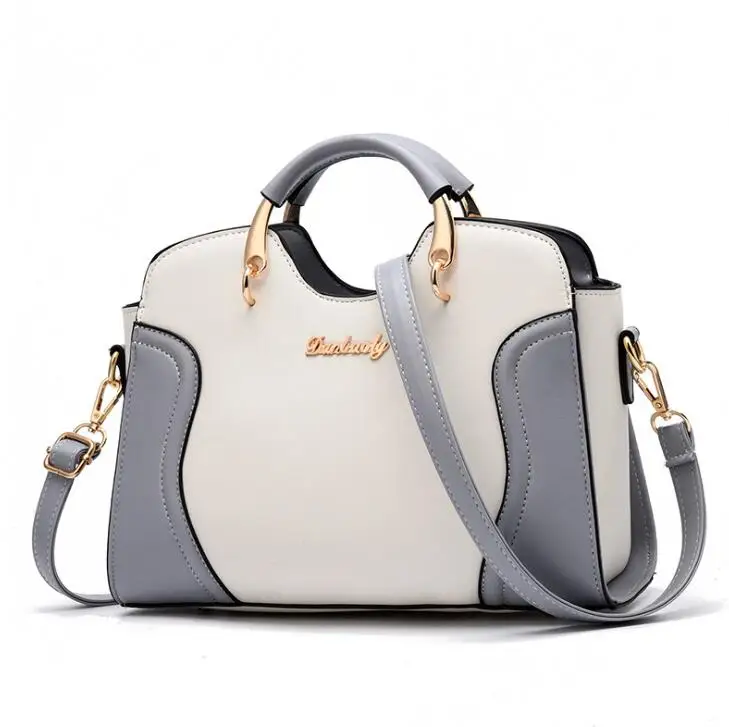 

Ragcci Brand Crossody Bags For Women Solid Color PU Leather Shoulder Bags Hard Handle Handbags Bolsa Feminina