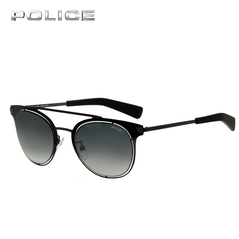 Police Uv400 Aviator Round Metal Frame Sunglasses Women Men Brand