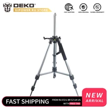 DEKO GJ62-1 120 см алюминиевый регулируемый Трипод лазерный уровень Трипод Nivel лазерный Трипод Профессиональный карбоновый Трипод для лазерного уровня