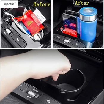 

Lapetus Accessories For Benz A Class W177 A200 A220 2019 2020 Water Cup Holder Container Storage Multifunction Box Cover Kit