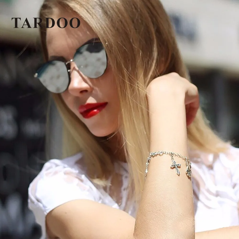 

Tardoo 925 Sterling Silver Charms Bracelets for Women 8 styles Pendants Cross Wing & Heart Bracelets 2017 Spring Collection