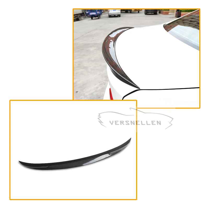 

M Performance Style Rear Wing For BMW F30 F80 M3 Spoiler Carbon Fiber Material 2012 UP 320i 328i 335i 326D F30 Carbon Fiber