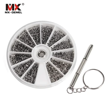

MX-DEMEL 12 Kinds 600Pcs/set of Stainless Steel Screws Nuts Accessories With One Screwdriver For Hand Tool Repair
