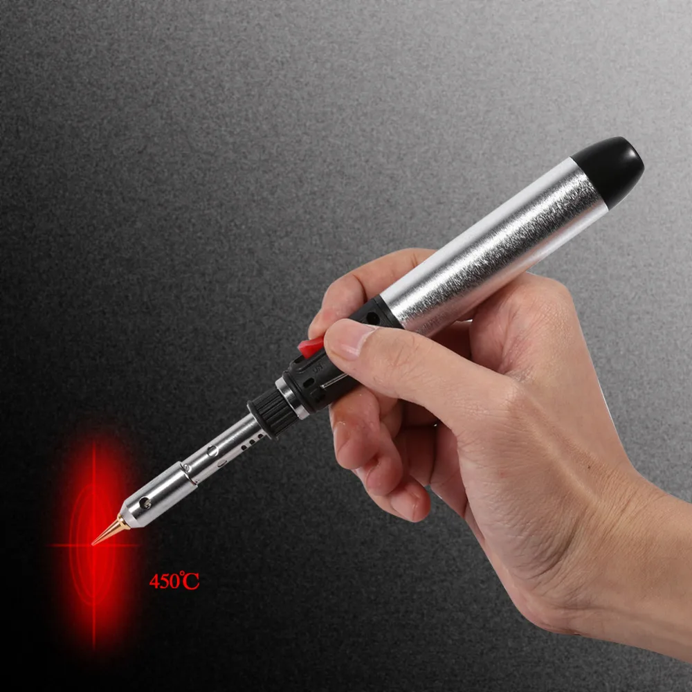 4 In 1 Gas Soldering Iron Gun Blow Torch Soldering Solder Iron Gun