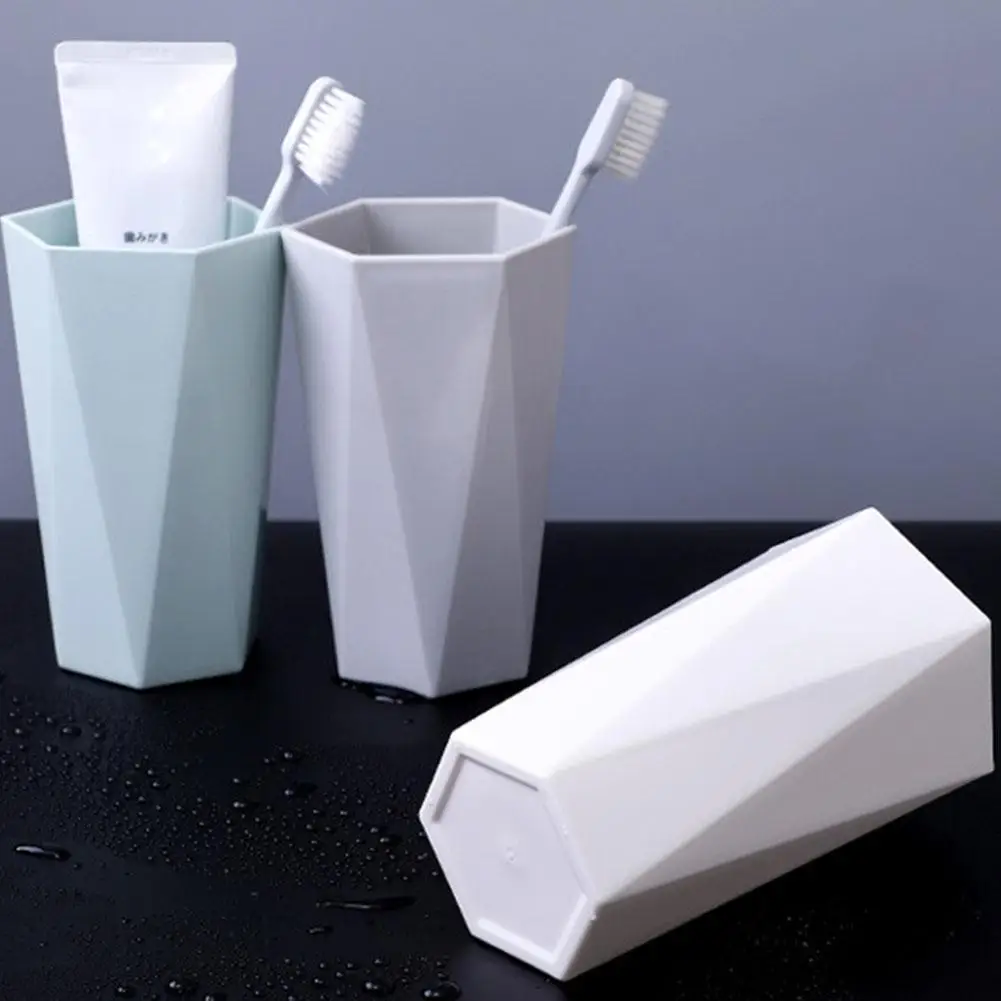 

Nordic Style Plastic Cup Tooth Mug Toothbrush Holder Washing Drinking Home Bathroom Tooth Mug Bathroom Tumbler