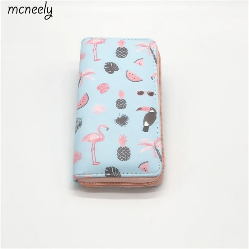 

Lovely Flamingo Pattern Female Long Clutch Purse Wallet Purse Women Wallet For Women Purse Card Holders