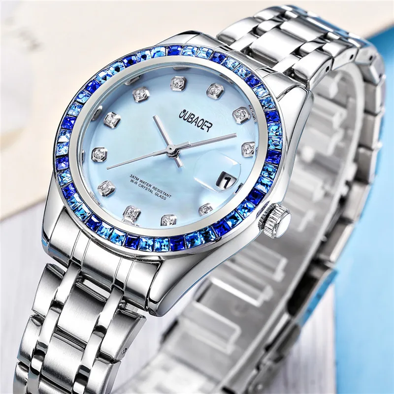 Бренд oubaoer часы relojes mujer 2017 relogio feminino женские наручные кварцевые horloge saat|saat|saat womensaat