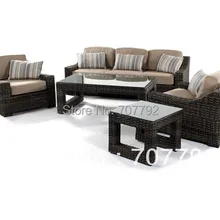 Мебель плетеная 5 шт. диван набор мебели