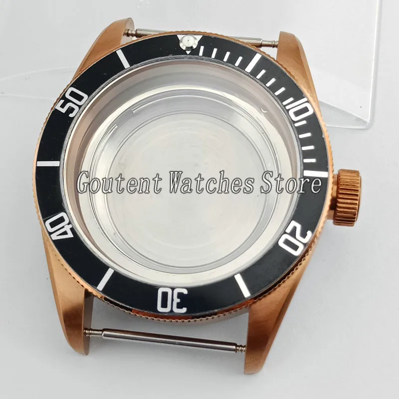 Чехол для часов Miyota 8215 ETA 2836 Mingzhu DG2813/3804 p814 41 мм с бронзовым покрытием|Часы Чехлы| |