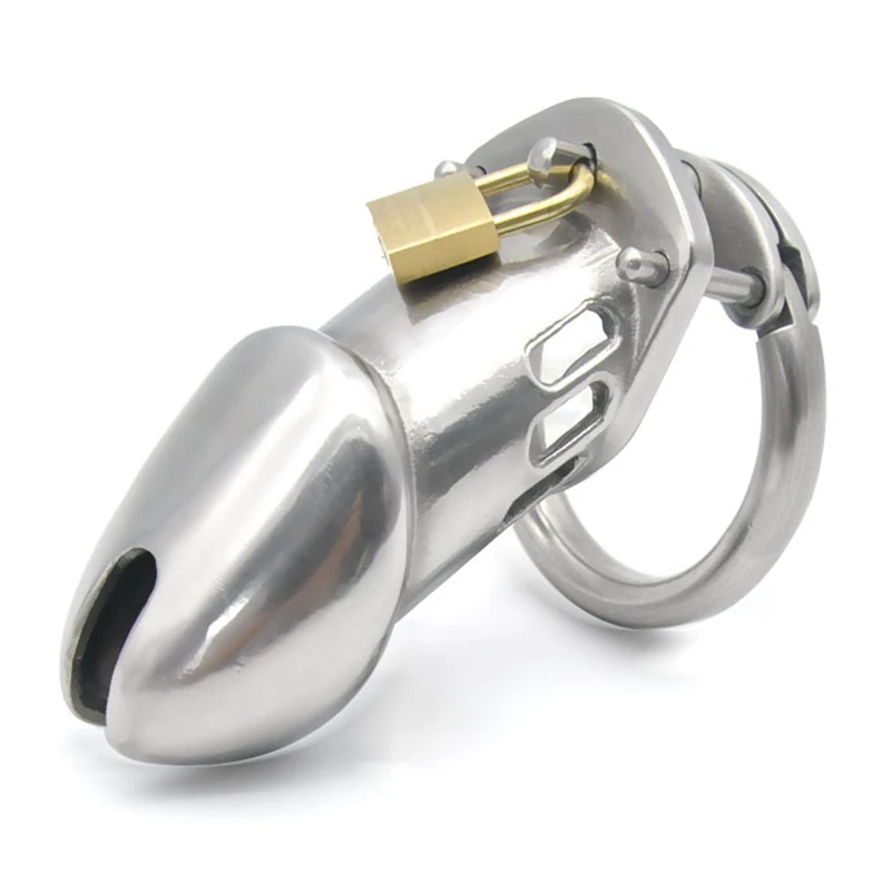 316L Stainless Steel Chastity Belt,Cock Rings,Penis Cage Sleeve,Male Chastity Device with Padlock,BDSM Fetish Sex Toys For Men