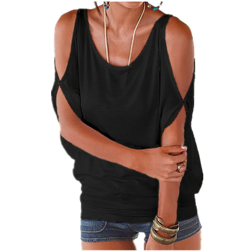 

2018 Batwing Sleeve crop Tee Shirt Women Top Crochet Summer Cotton Off Shoulder Hawaii Tank Female T Shirt top Camisole T-shirts