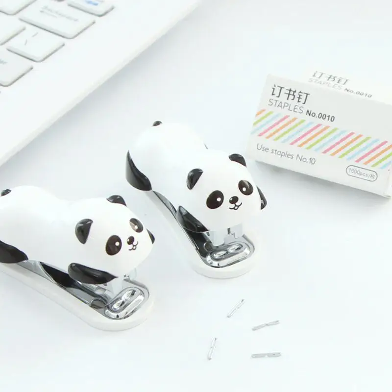 

Mini Stapler Set Animal Stapler Set School Office Supplies Stationery Paper Binding Binder Book