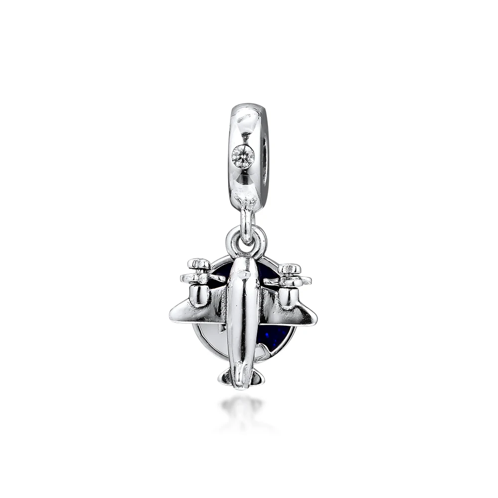 CKK Fit Pandora браслет вращающийся глобус бусины для Подвески для изготовления украшений Стерлинговое Серебро 925 шарик шарм Kralen perles - Цвет: Лаванда