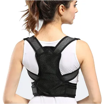 

Mrosaa Humpback Breathable Adjustable Lumbar Back Brace Support Belt Support Shoulder Strap Support Spine Supporting Belt