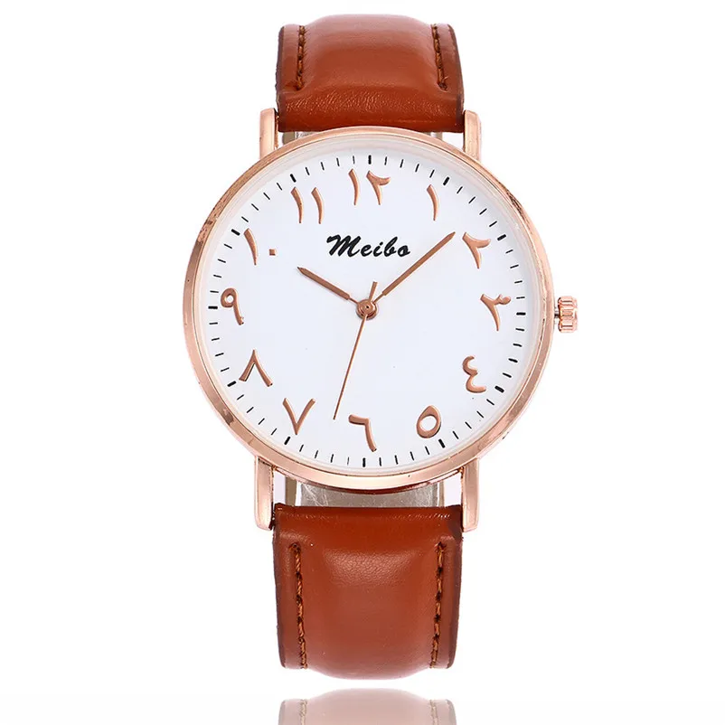 MEIBO women's watches casual watches Quartz Leather Band Newv Strap Watch Analog Wrist Watch Women Clockreloj mujer M08 (4)