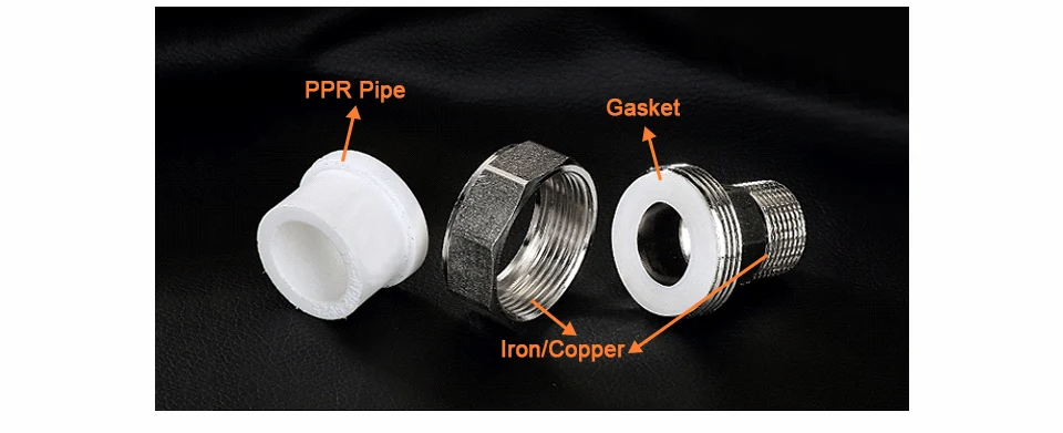 Воды PPR трубопроводной арматуры 20/25/32 мм Союза водоснабжения Трубное соединение 1/2 ''3/4'' 1 Iron/Медь разъем трубы соединения