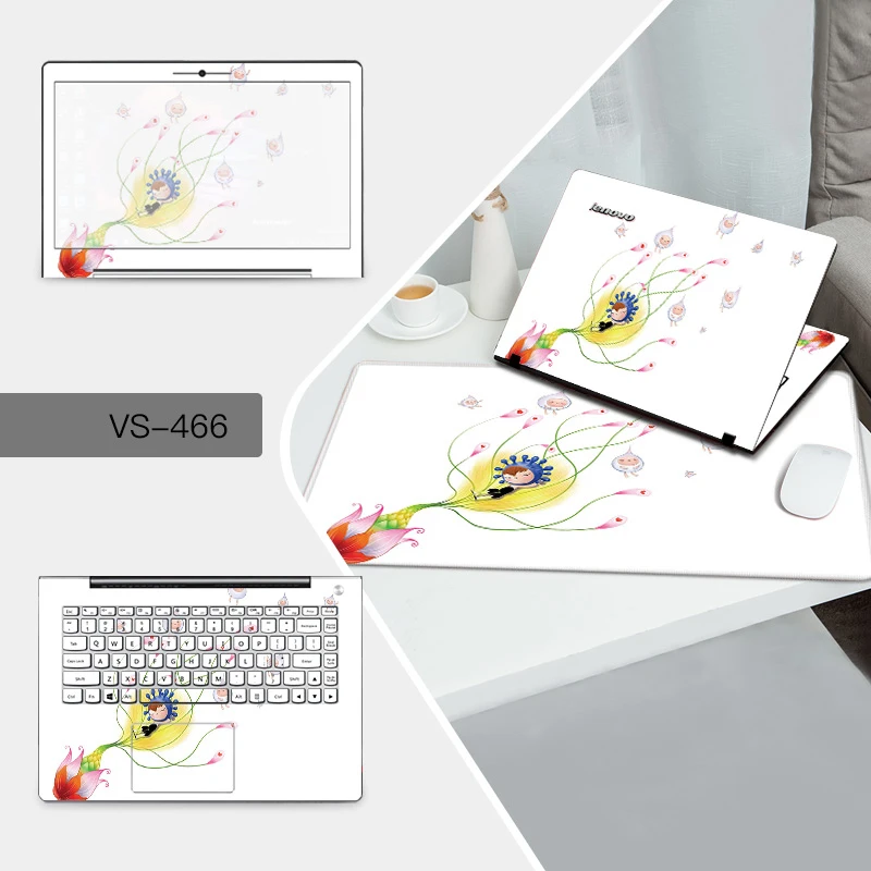 

Laptop Sticker Mouse Pad Sets Skin for Dell inspiron 17 5748/15 3567/7567/3568/5578/13 7359/11 3148/14 3467/3465/5468/7460 Cases