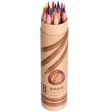 DL 6551 не деревянные цветные свинцовые деревянные ручки защита леса нетоксичные зеленые цветные карандаши кисти оптом