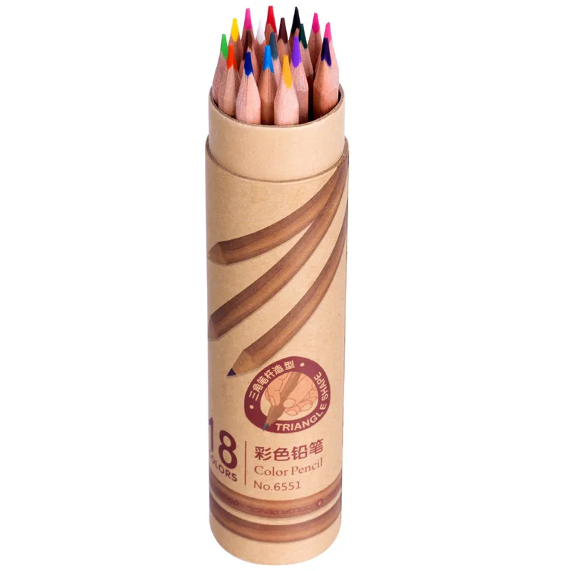 DL 6551 без цвет древесины привести деревянная ручка защиту лесных Нетоксично зеленый цветные карандаши Кисть оптовая