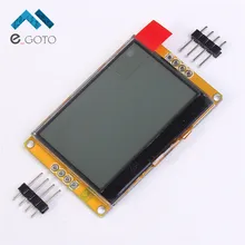 128*64 ЖК-дисплей Дисплей модуль Панель Экран Янтарное золото LED Подсветка 128×64 щит для Arduino C51 STM32 умная Электроника
