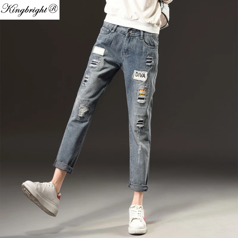 New Fashion Brand Jeans For Women New Fashion Spring Women Vintage Blue