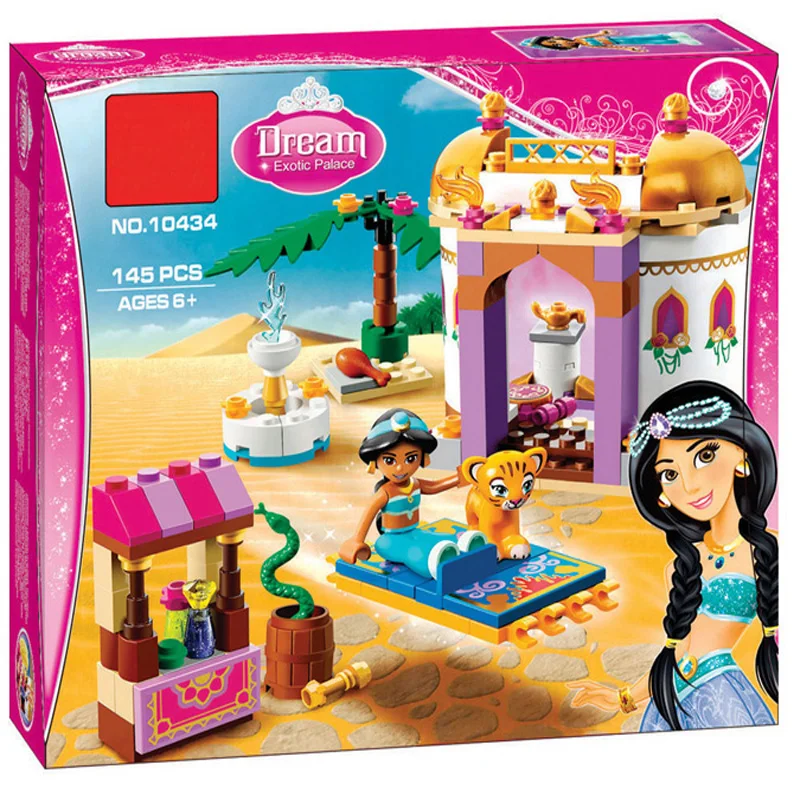 

BELA 10434 Jasmine Princess Exotic Palace Building Blocks Toy For Children Gift Compatible Friends 41061 for Girl