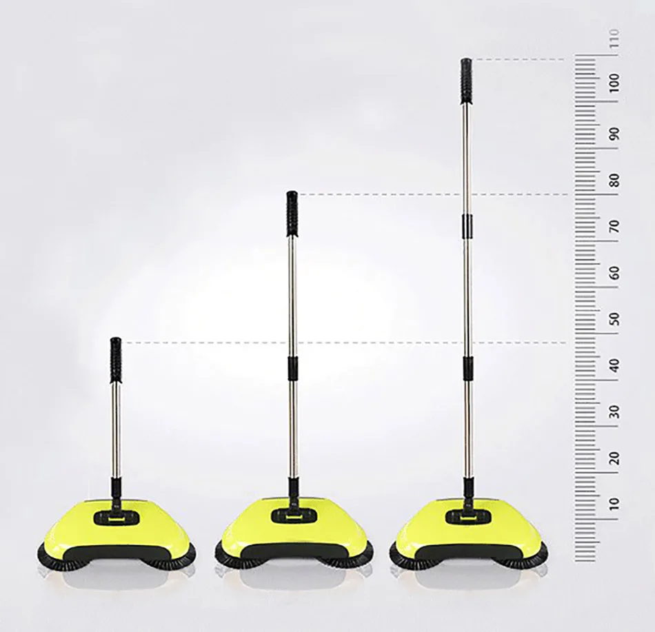 Stainless Sweepers Sweeping Machine Push Type Steel Hand Push Hand Push Magic Broom Sweepers Dustpan Household Cleaning Tools 5