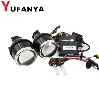 

3.0 inch HID halogen Bi xenon fog Projector Lens kit for universal car Lights Lenses Driving Lamp Retrofit H11 xenon bulbs
